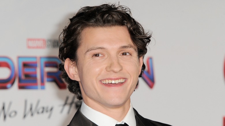 Tom Holland smiling