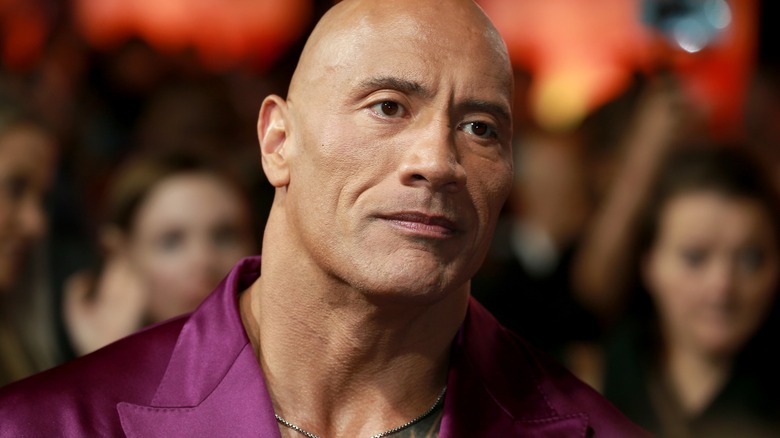 Dwayne Johnson smiling 