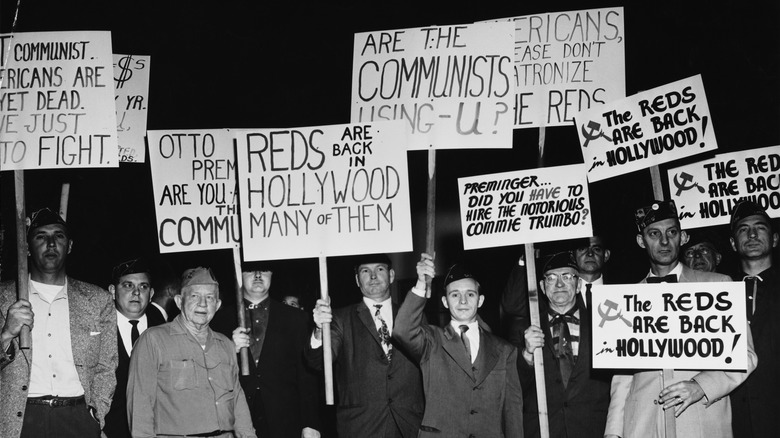 Protestors against Communism