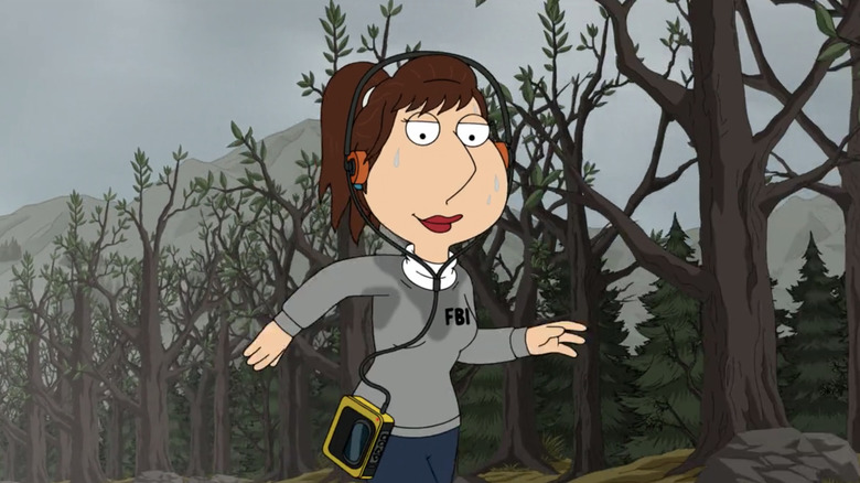 Lois Griffin listening to her Walkman