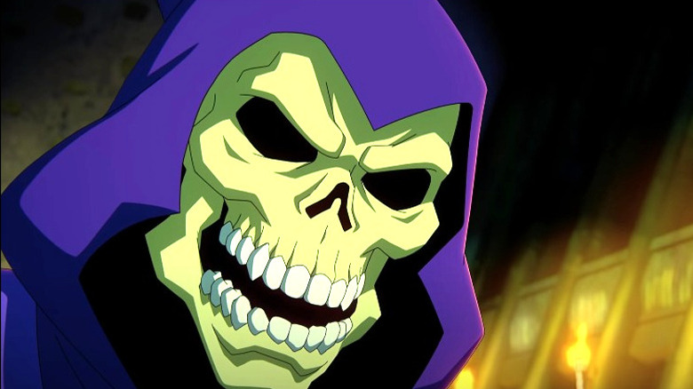 Skeletor reacting