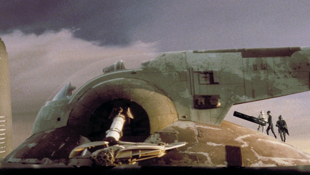 Boba Fett's ship Slave I in Star Wars: Episode V - The Empire Strikes Back