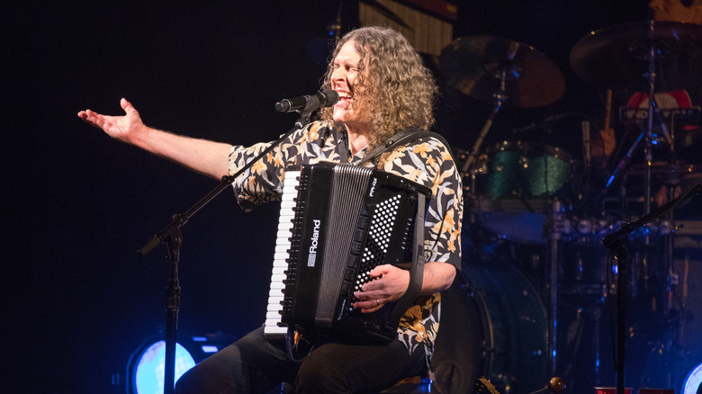 Al Yankovic with his accordion