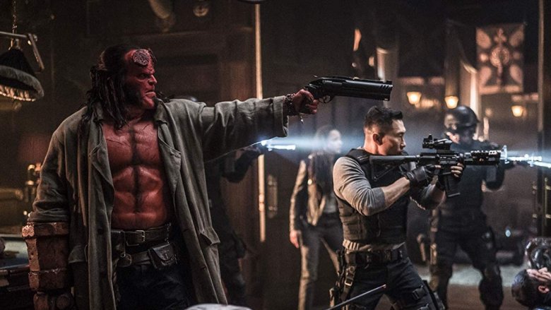 David Harbour and Daniel Dae Kim in Hellboy