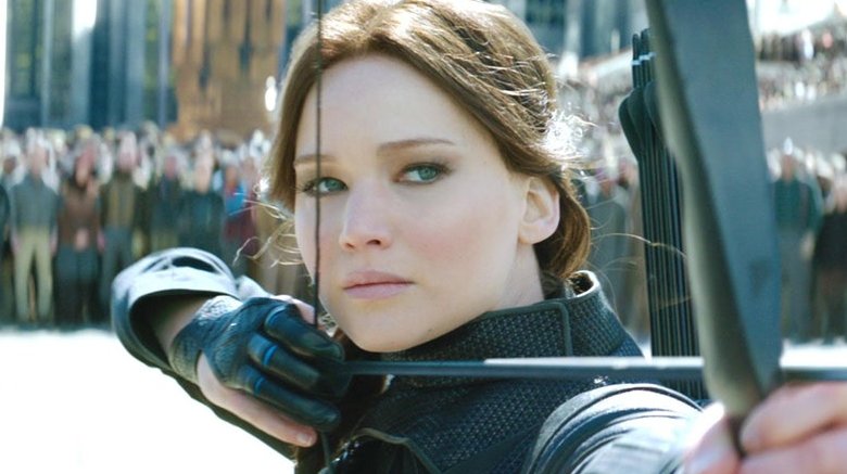 Jennifer Lawrence in The Hunger Games