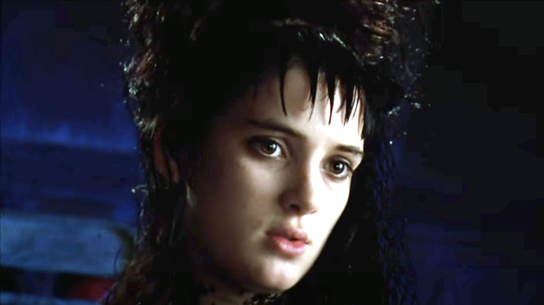 Winona Ryder talking in Beetlejuice