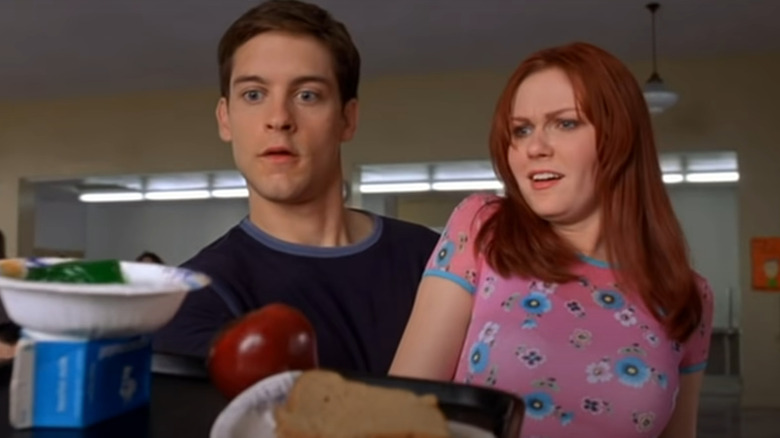 Peter Parker saves Mary Jane's lunch