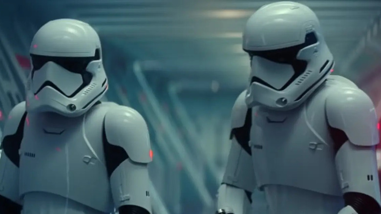 Two Stormtroopers looking aimless