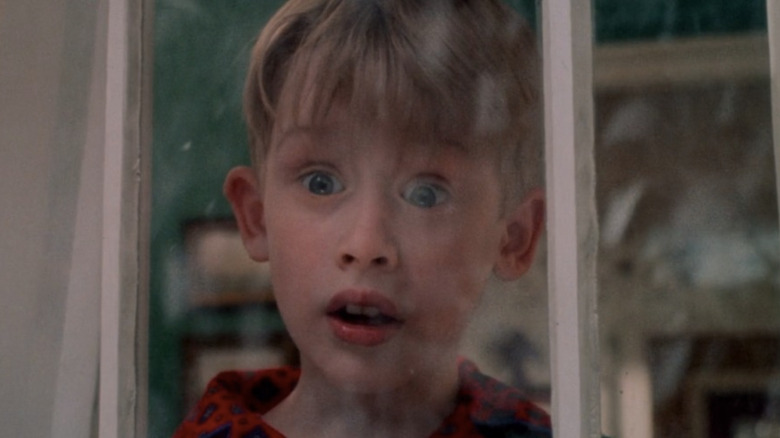 Kevin McCallister looking out window