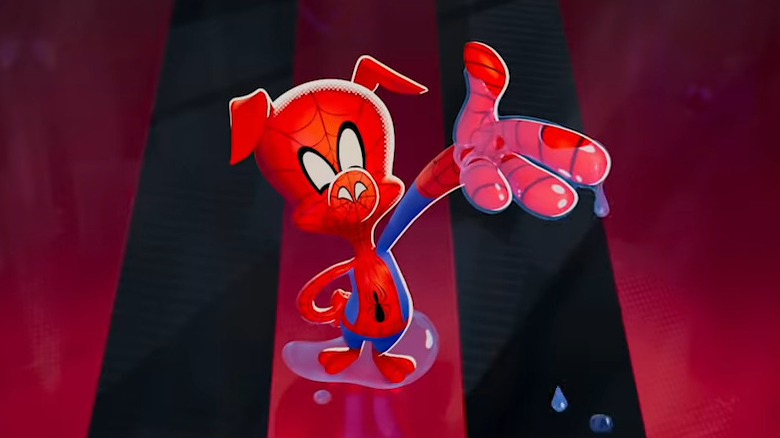 Spider-Ham extending his hand