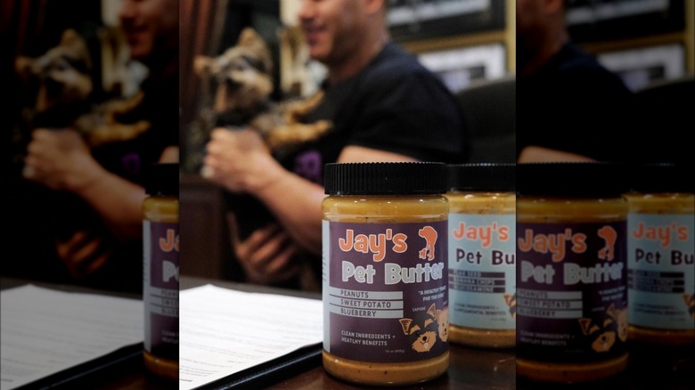 Two jars of Jay's Pet Butter