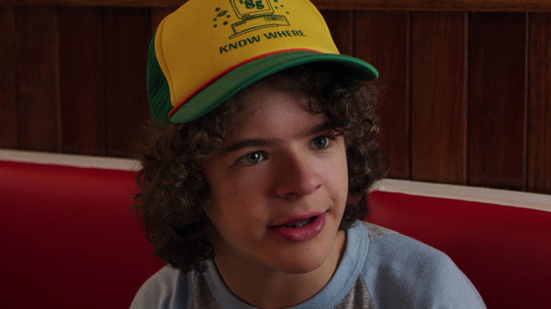 Gaten Matarazzo acting in Stranger Things 3