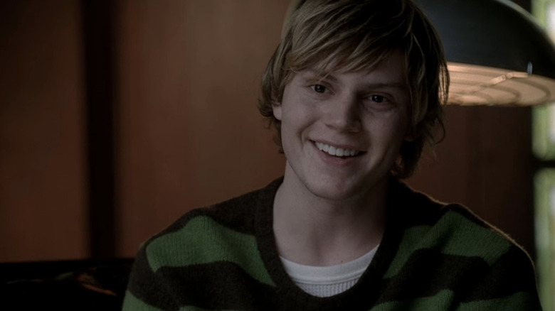 Tate Langdon smiling