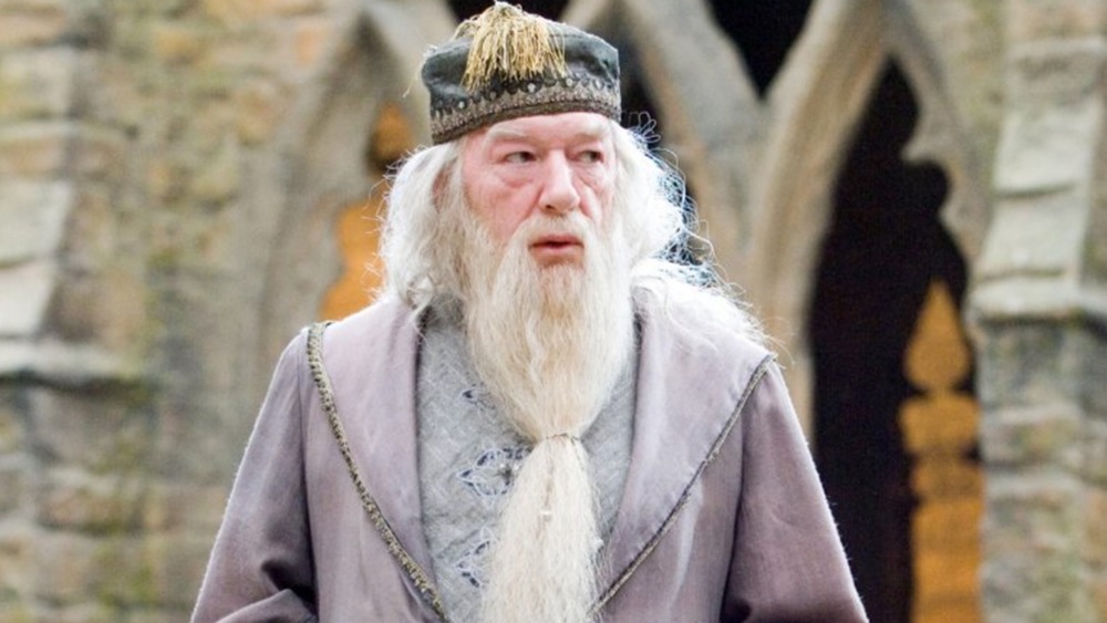 Albus Dumbledore staring