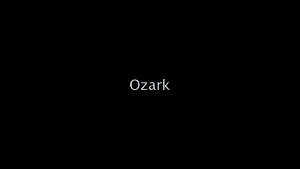 The stark title font of Ozark