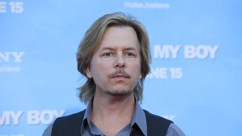 David Spade staring ahead