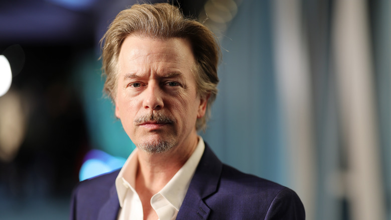 David Spade wearing a suit