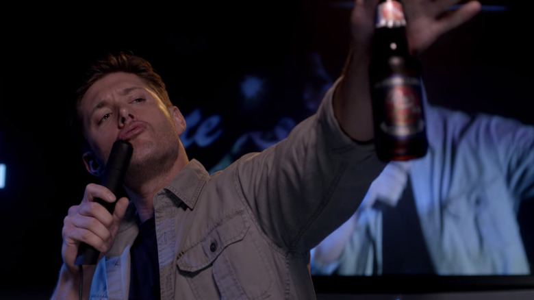 Demon Dean sings bad karaoke