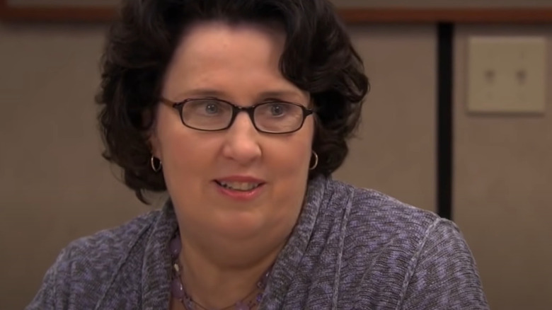 Phyllis smiling in The Office