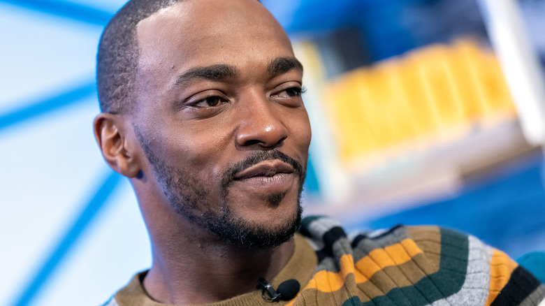 Anthony Mackie smiling