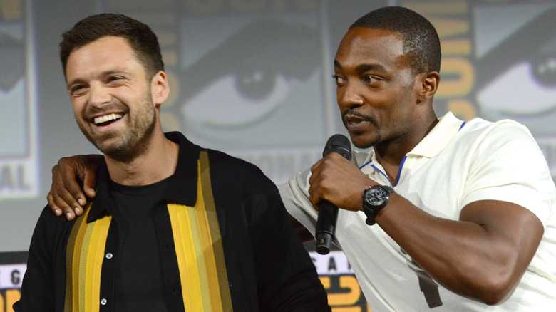 Anthony Mackie and Sebastian Stan