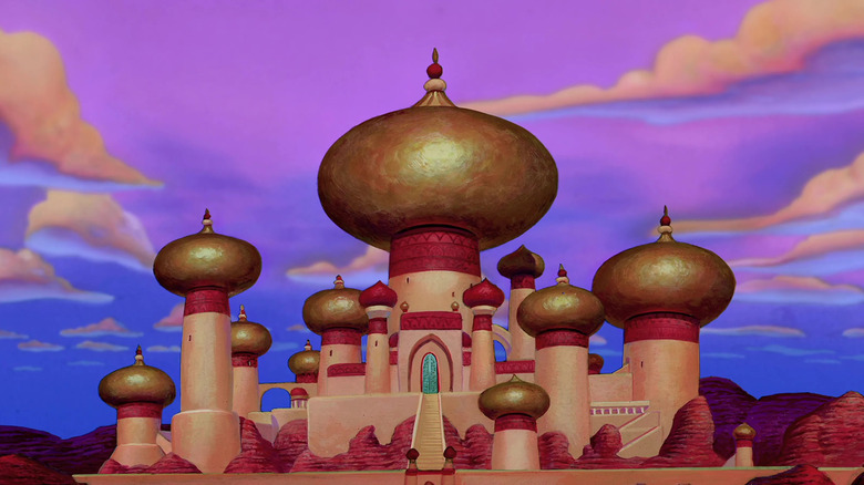 The Agrabah palace at daytime