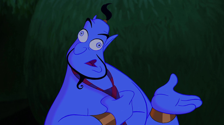 Genie impersonating Rodney Dangerfield