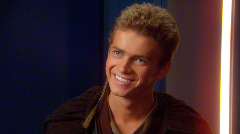 Anakin smiling at Padame