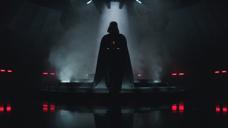 Darth Vader walking