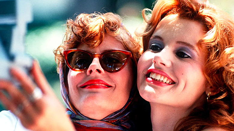 Susan Sarandon and Geena Davis as Thelma & Louise