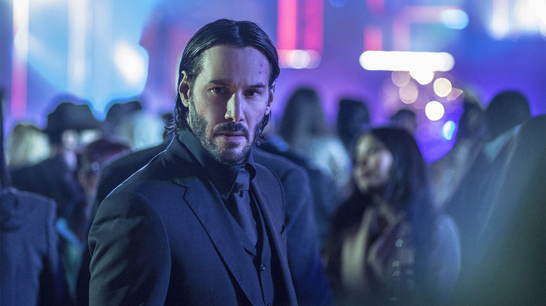 Keanu Reeves John Wick face crowd 