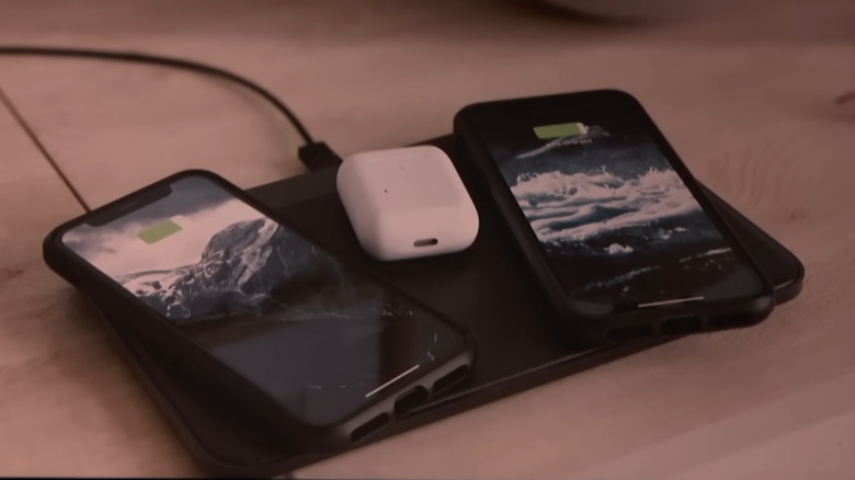 Aira charging device being displayed on Shark Tank