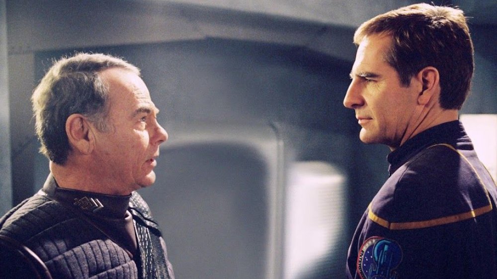 Scott Bakula and Dean Stockwell in Quantum Leap 