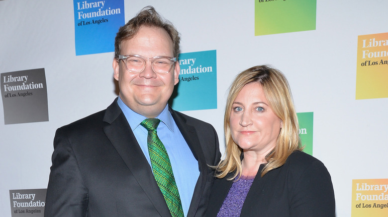 Andy Richter and his wife