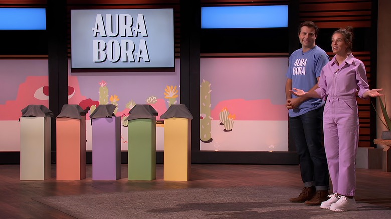 Paul and Maddie Voge pitching Aura Bora