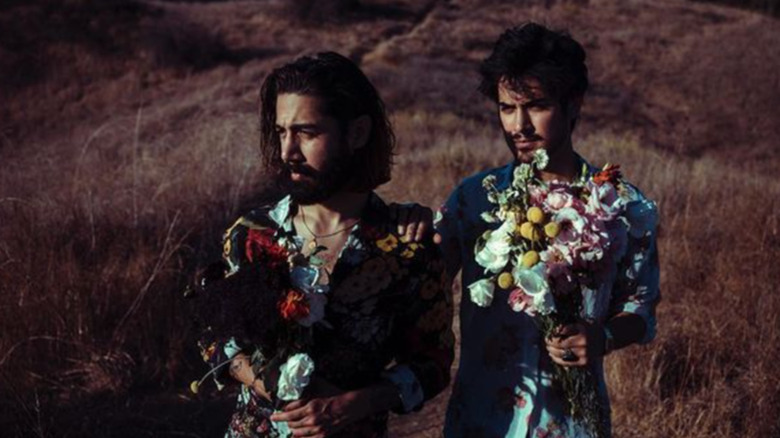 Ketan and Avan Jogia outside