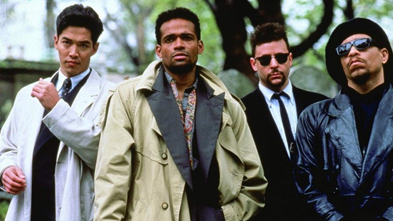 The cast of New Jack City looking fly