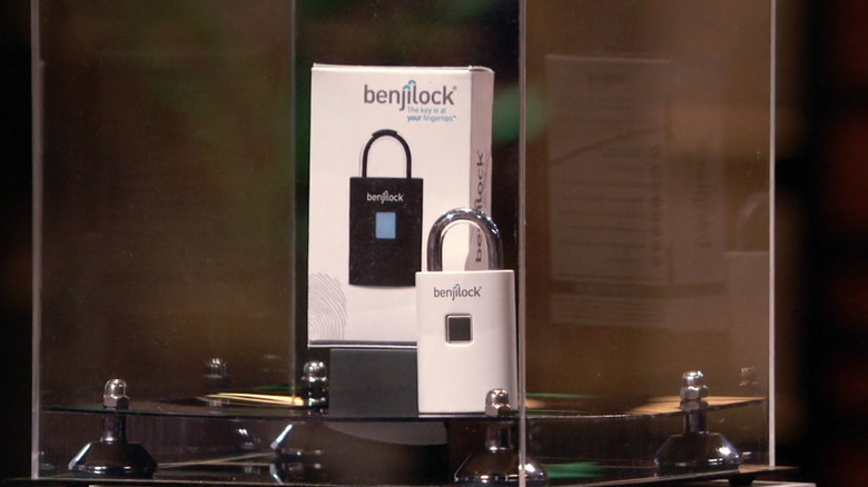 BenjiLock display on Shark Tank