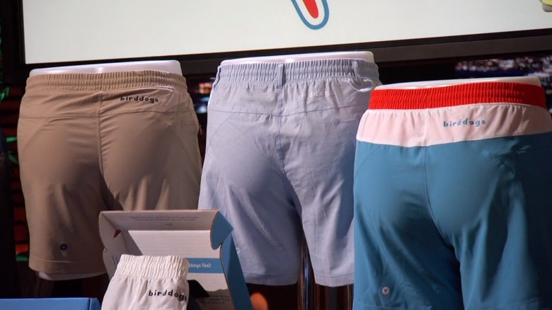 Birddogs shorts on display