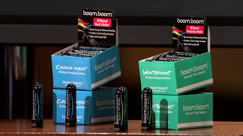 BoomBoom products displayed on Shark Tank