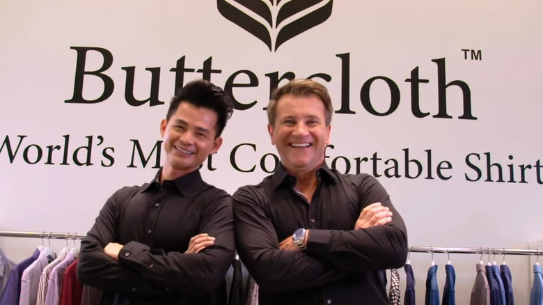 Danh Tran and Robert Herjavec posing