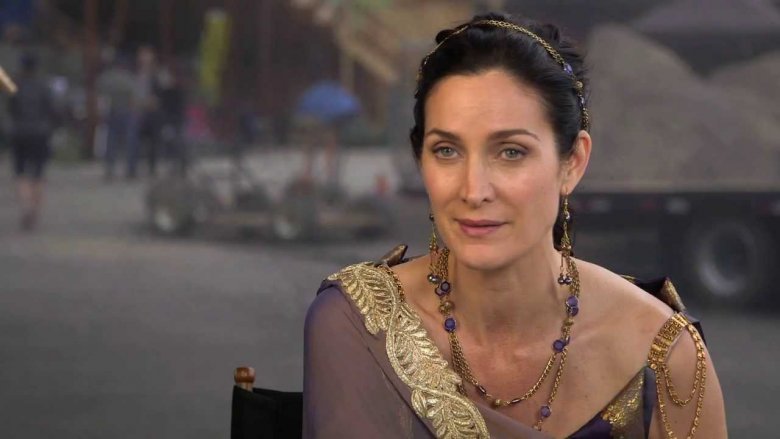 Carrie-Anne Moss in Pompeii