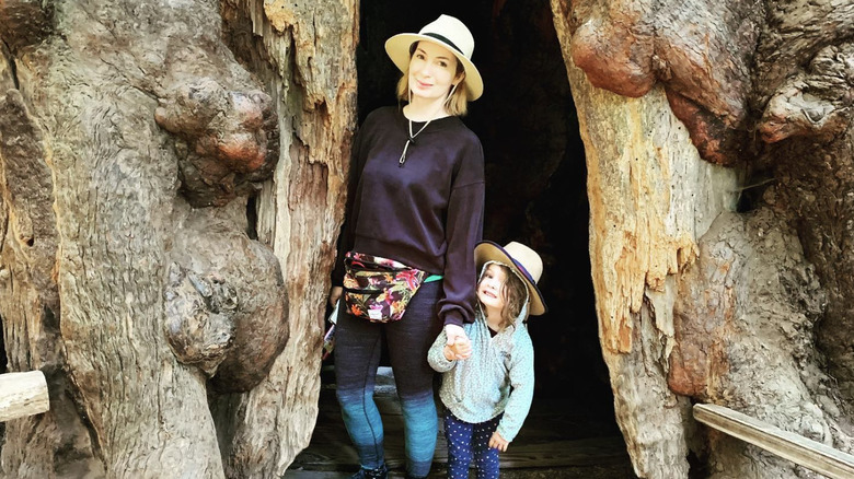 Felicia Day and her daughter