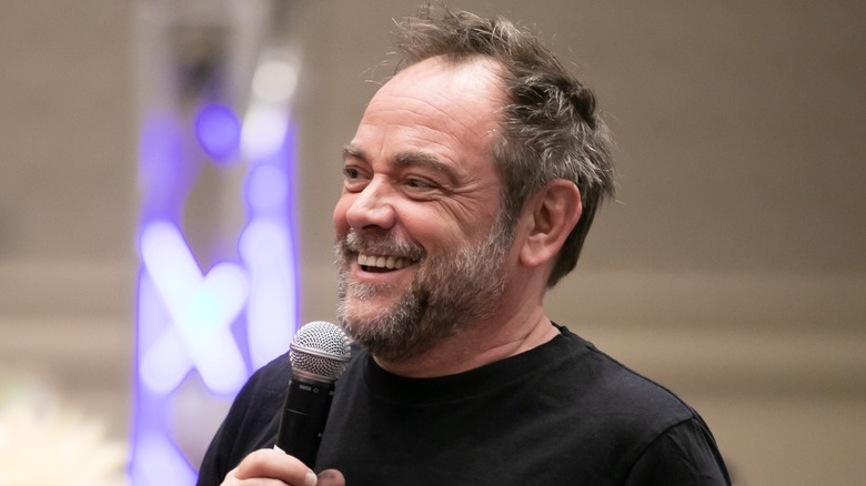 Mark Sheppard gives speech