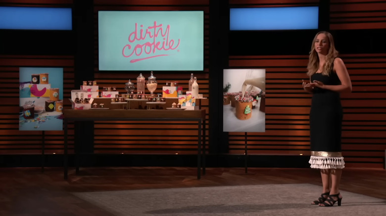 Shahira Marei pitching Dirty Cookie on Shark Tank