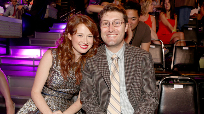 Ellie Kemper with her husband Michael Koman