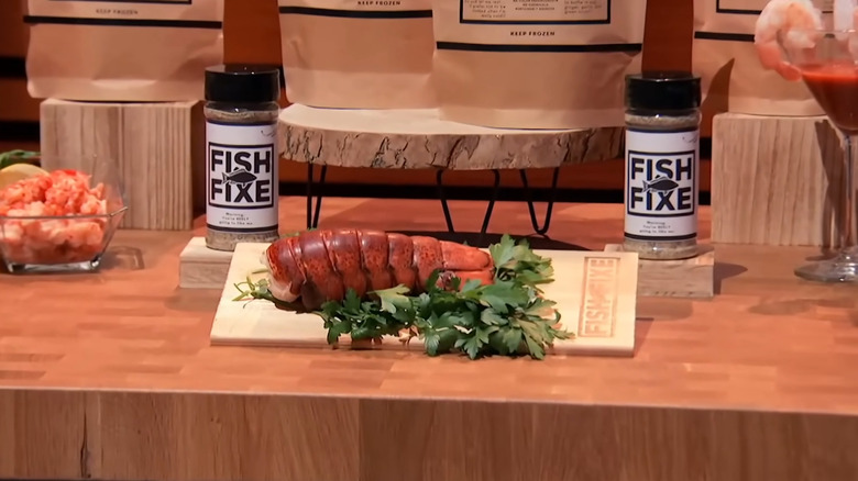 Fish Fixe display on Shark Tank