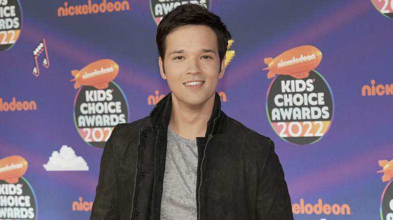 Nathan Kress smiling at awards