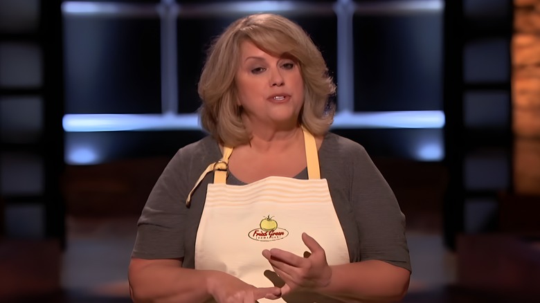 Holly Cooper talking on Shark Tank