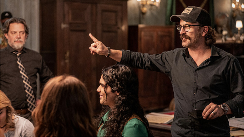 Richard Speight Jr. directing actors on The Winchesters